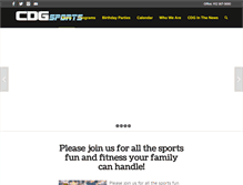 Tablet Screenshot of cdgsportsevents.com